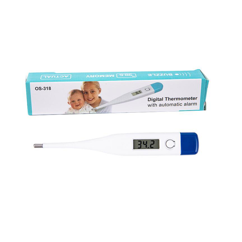  Thermomètre numérique clinique de température de bébé de sonde orale d'animal familier rectal imperméable de fièvre