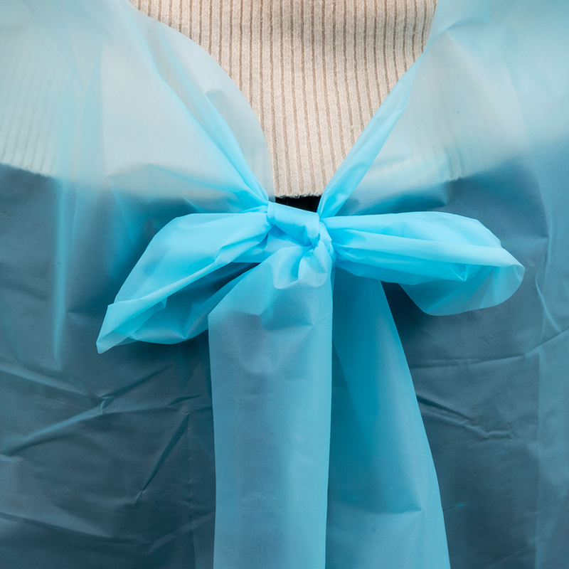 Commerce de gros Pouce Boucle Manchette Isolation Robe Médical Alimentaire Industrie Cpe Robes CPE Tablier à Manches Longues