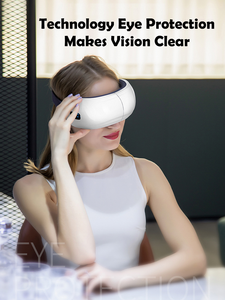 Ventes chaudes Rechargeable Handheld Mini 3D Eye Massager Air Bag Graphène Chauffage Vibrant Eye Massager avec Bluetooth Music