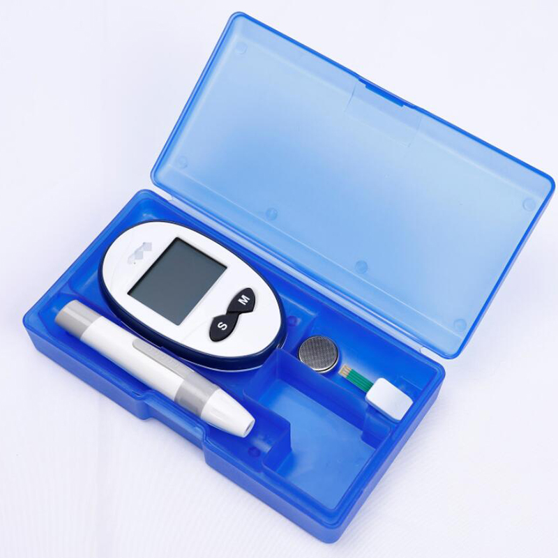 Glucomètre numérique à une touche pour bandelettes de test de diabète à domicile
