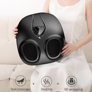 Masseur de pieds à pétrissage profond 4D à couverture complète à usage domestique Vibration Thérapie chaude Shiatus Spa Masseur de pieds avec chauffage